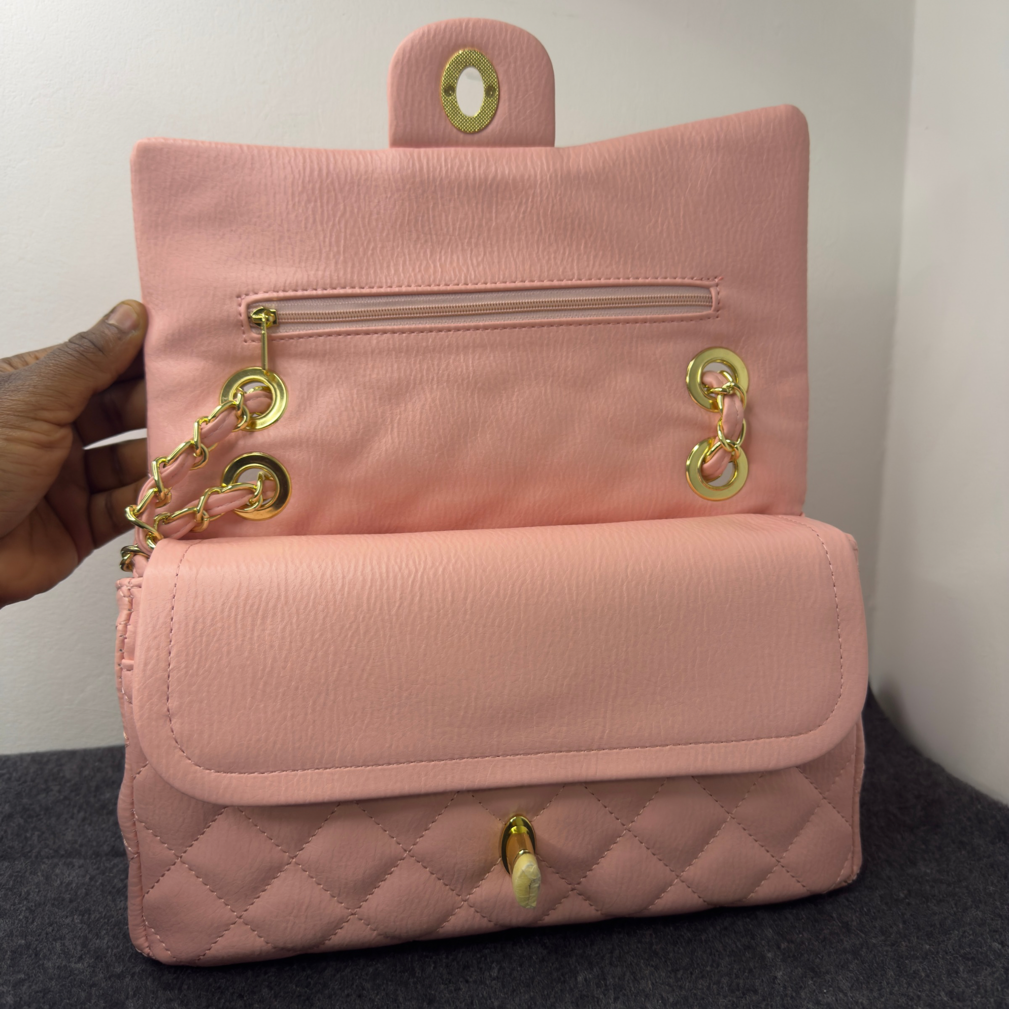CC Quilted Chain Bag